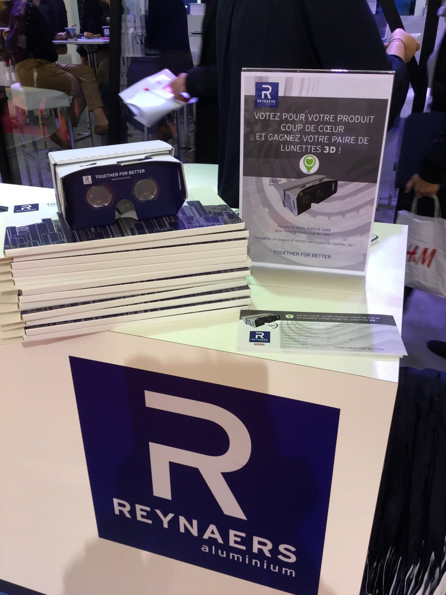 REYNAERS_FRANCE's tweet photo. Venez voter pour votre produit coup de cœur et retirez votre paire de lunettes 3D Hall 5A stand D46 https://t.co/okn1p6MVhB