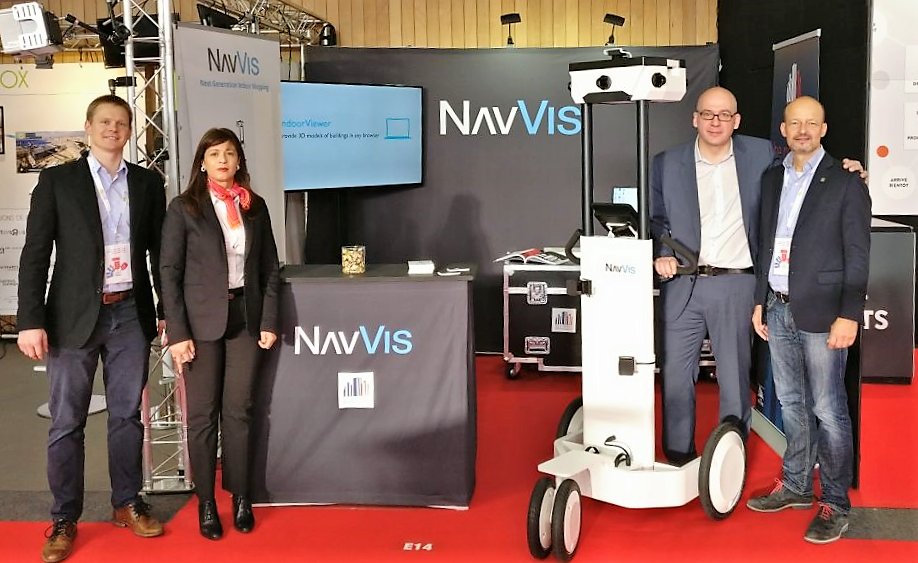 NavVisOfficial's tweet photo. We're here at BATIMAT 2017, France's largest building and construction industry fair! Come visit us at Booth E14 in Hall 6 #MBD2017 @Batimat https://t.co/2J3rlO9Ls6