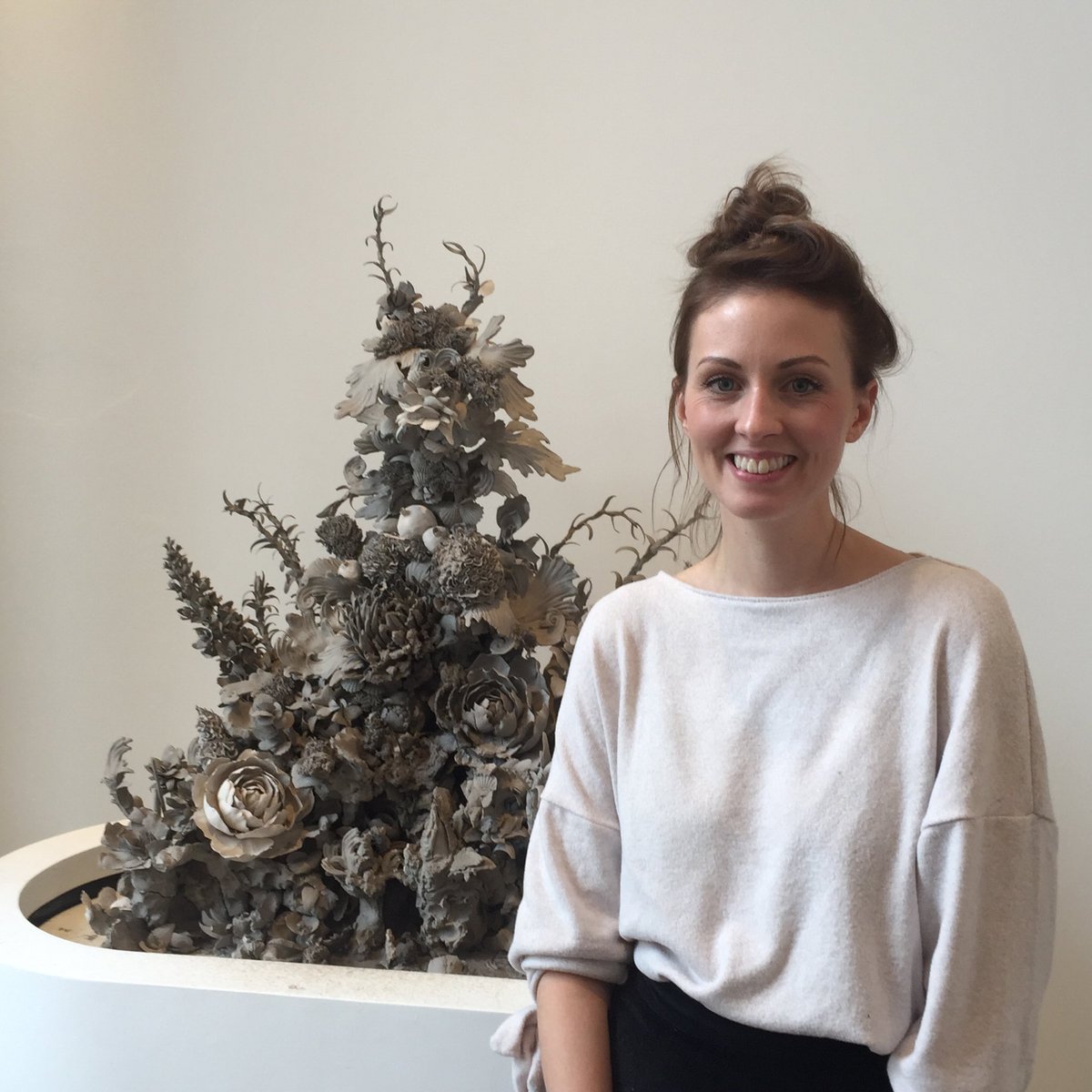 CraftsCouncilUK's tweet photo. Here she is - our brilliant #womanshourCraftPrize winner @_PhoebeCummings https://t.co/2gak6b8WM4