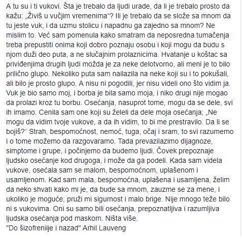 CentarSrce's tweet photo. Pasus iz knjige "Do šizofreniije i nazad" od Arhil Lauveng
#sizofrenija https://t.co/OhxIXnSo4w