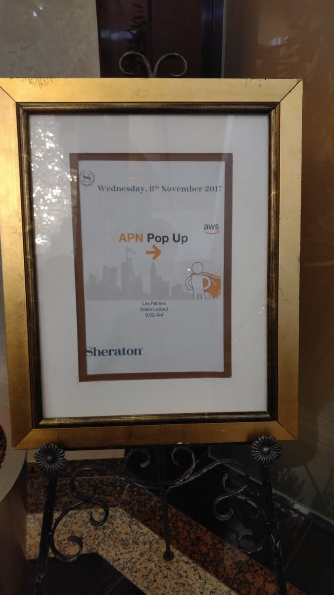 mtsbahrain's tweet photo. Thanks to @amazon for the amazing session during the #apnpopup at the @sheratonhotels in #Bahrain @AWS @awscloud #AWSBahrain https://t.co/dqu0NsFJD8