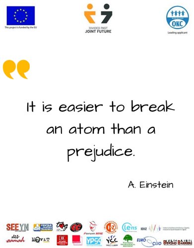 _JointFuture's tweet photo. #jointfuture #WednesdayWisdom #prejudice #Reconciliation #AlbertEinstein https://t.co/x4fvEURdcA