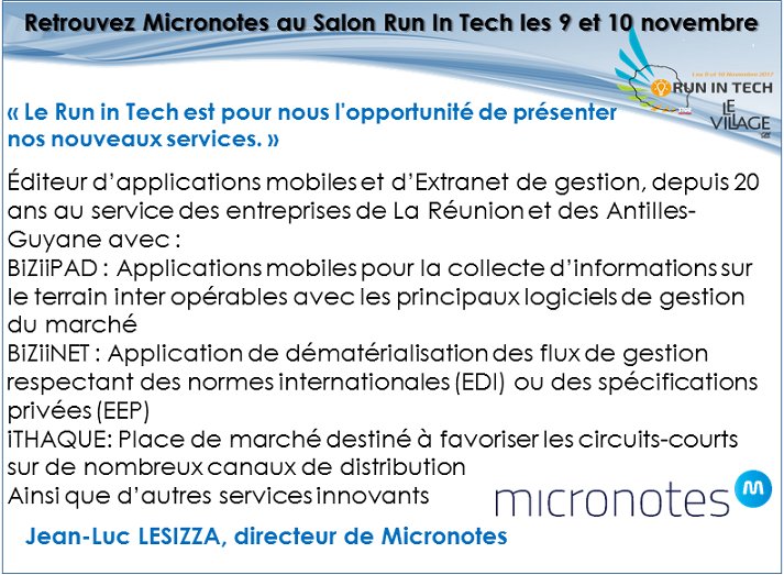 RUNINTECH's tweet photo. Micronotes vous attend demain sur son stand ! 
https://t.co/pCNiDV2tAD https://t.co/rFFZ21brI6