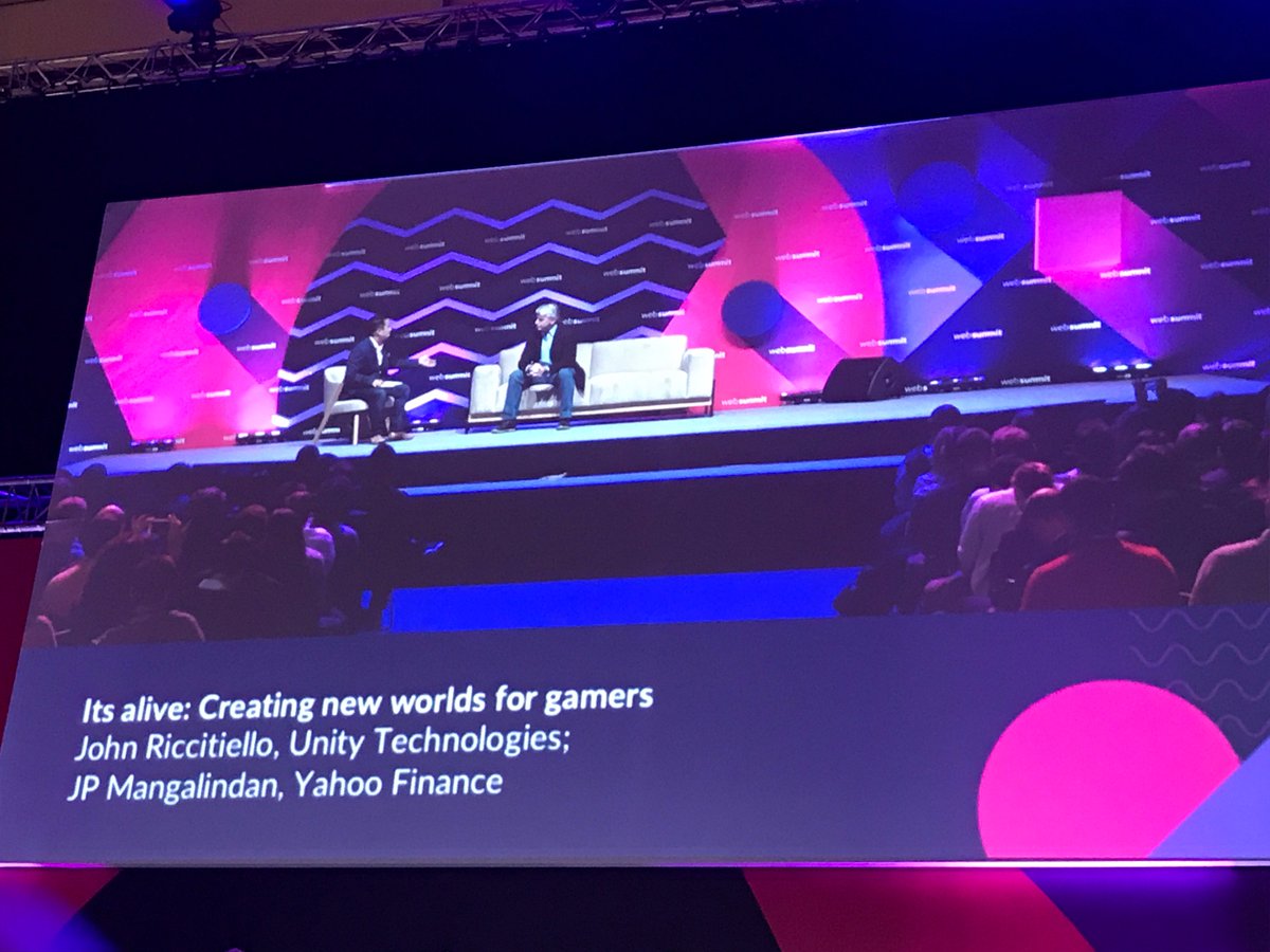 .<a href="/johnriccitiello/">John Riccitiello</a> We can now experiment in #gamedev very fast, big challenge is getting paid! #WebSummit #madewithunity #PlayerOne