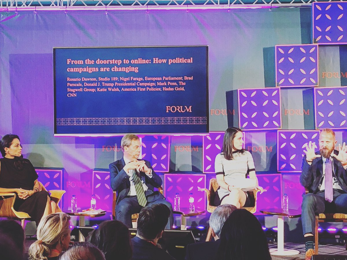 dimplemukh's tweet photo. A different kinda #morning for me. “From doorstep to online: How political campaigns are changing” @WebSummit @rosariodawson @CNN #websummit2017 https://t.co/KDZ4HVCy8e