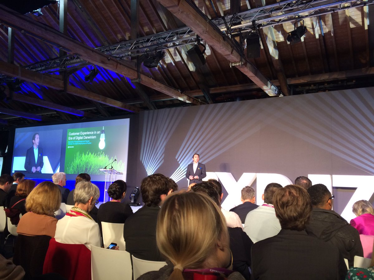 JacsBooker's tweet photo. Inspirational talks from @GENERALI and @briansolis at Medallia's #EXP17 on putting the customer first https://t.co/EmJE9xfVRQ