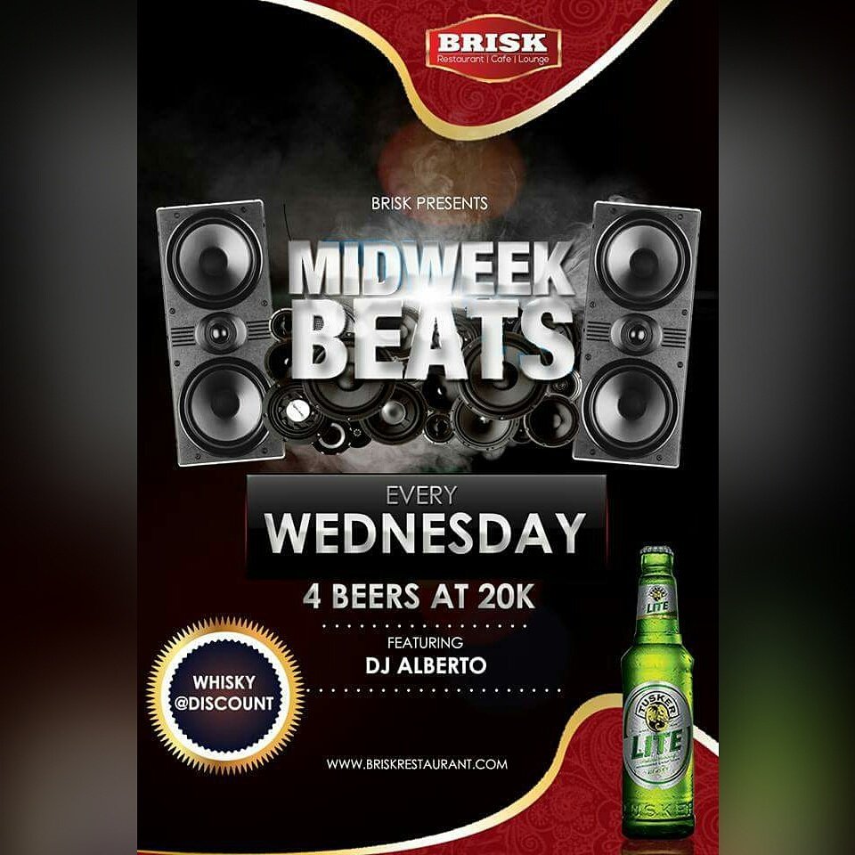 BriskLoungeUG's tweet photo. Getting half way into your week deserves a celebration and our #MidWeekBeats night with #OldSchoolMusic does not disappoint. #90sMusic https://t.co/tVcdgNEU6b