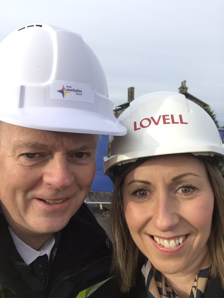 SarahFreel1's tweet photo. Sod cutting this morning at our Harthill development for 20 social housing units with North Lanarkshire Council and Cllr Graham https://t.co/JXM6xYN9sE