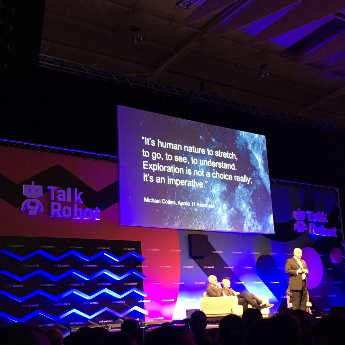 Robot driven world 2030. Future is in combination of humans and robots #TalkRobot #WebSummit2017 #AI