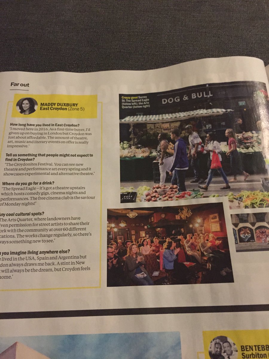 FolklandsEA's tweet photo. Great to see a bit of #EastCroydon featured in yesterday’s @TimeOutLondon 
#Croydon https://t.co/i5m2S88KSo