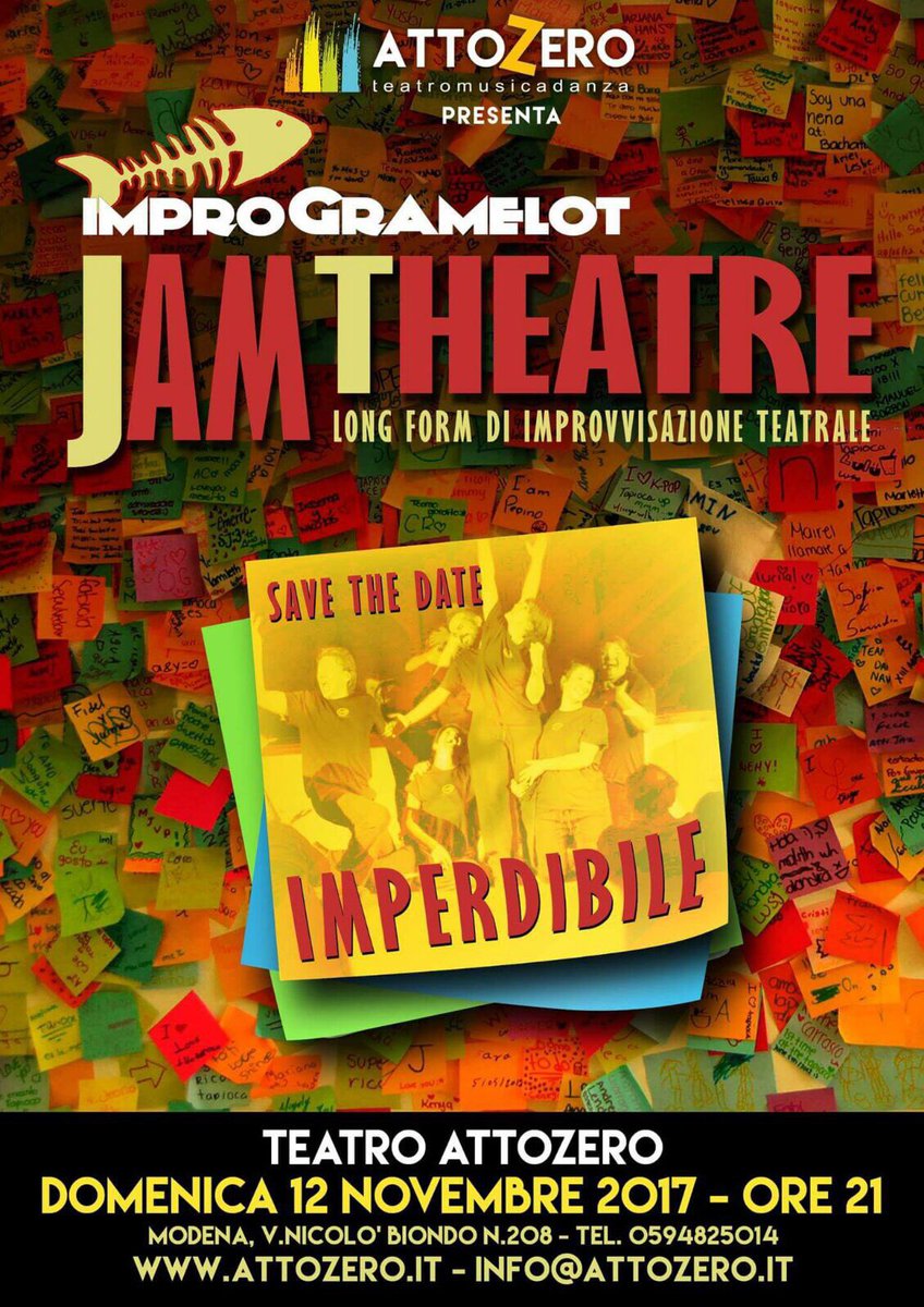 atto_zero's tweet image. Tris nel weekend! 
Venerdi Sabato e Domenica di spettacoli ad #attozero #Modena