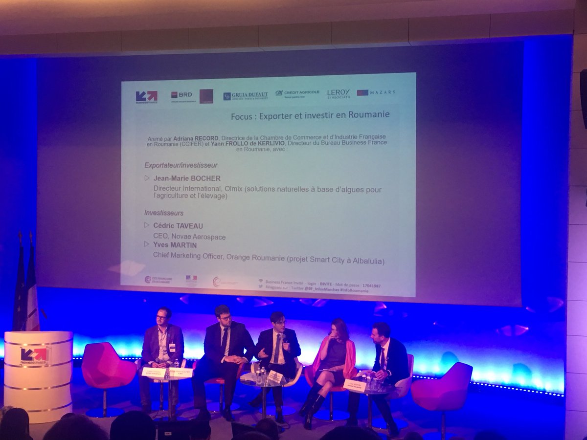 GruiaDufaut's tweet photo. All about #Romania #business #opportunities #gruiadufaut #BusinessFrance #CCIFER #BRD #Finexpert #Mazars #CreditAgricole https://t.co/nBGnvORjCi