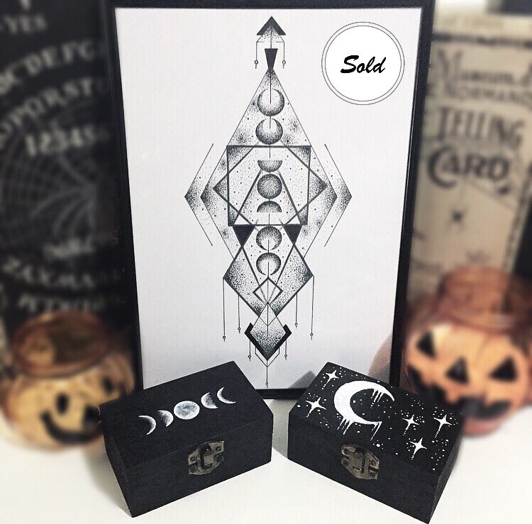 kelleeblc's tweet photo. Lots up on my #Etsy store LittleBlacBox and check me out on Instagram ◾️◾️◾️ #alternative #dark #gothic #darkart #artsy #artist #decor #goth https://t.co/spNerehMeJ