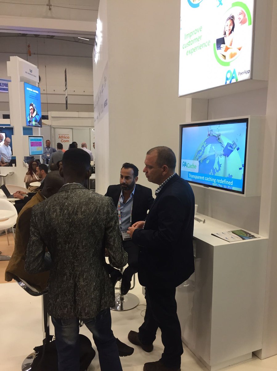PeerApp's tweet photo. Don't miss our executives #Africacom, come visit us on stand #B4a to find out how PeerApp's content delivery platform can help your business grow. https://t.co/VZlsfc03lB https://t.co/0DuHFeEf7P
