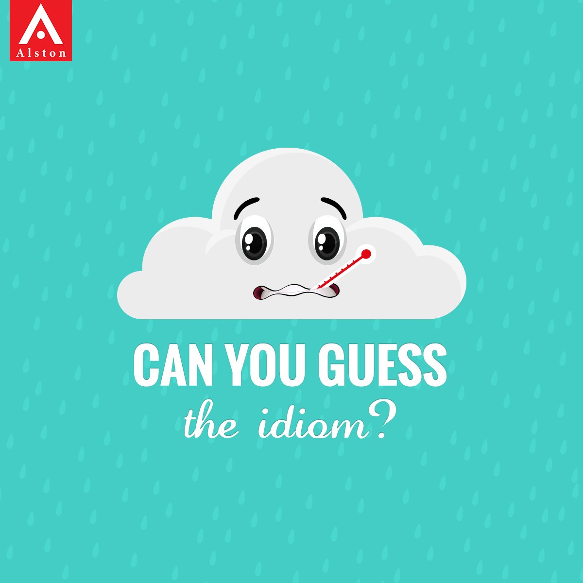 AlstonBooks's tweet photo. #Guesstheidiom Every week, we will post an image that represents an #English idiom. Let's see if you can guess this one! #learningisfun #knowledgeiseverywhere https://t.co/VYkFvatfAS