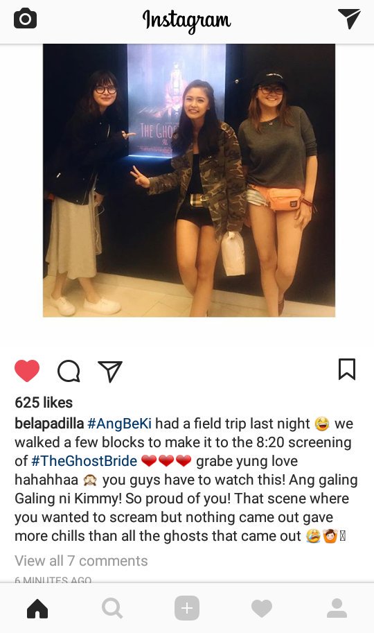 TeamBELAVERS's tweet photo. @padillabela IG updated @sectorkekz @prinsesachinita
#AngBeKi
#The GhostBride https://t.co/dvly0rgkyy
