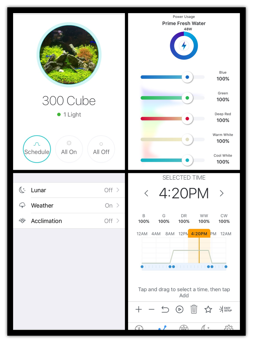 アクアテイラーズ 神戸駒ヶ林店 בטוויטר 水草コーナー 小森です 本日小型水槽用にオススメの高機能ledライト入荷です Ai Prime Freshwater 見た目もカッコよく 調光機能 タイマー機能 Wi Fi内蔵ですので携帯で操作 今までになかった明るさとあって一台で