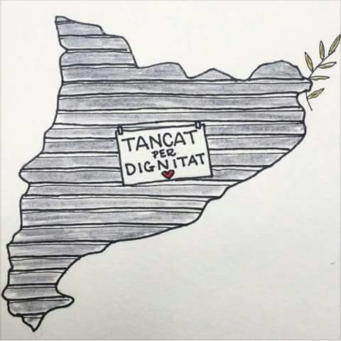 ERC_SantQuirze's tweet photo. Si et sents molesta per les incomoditats de la vaga pensa en les 10 q avui no podran fer un petó als fills, ni passejar, ni trobar-se amb amics, ni menjar el q vulguin on i quan vulguin. Elles ho han donat TOT. L'aturada d'avui és imprescindible per DIGNITAT d país. Som REPÚBLICA https://t.co/Afws1VSIGE