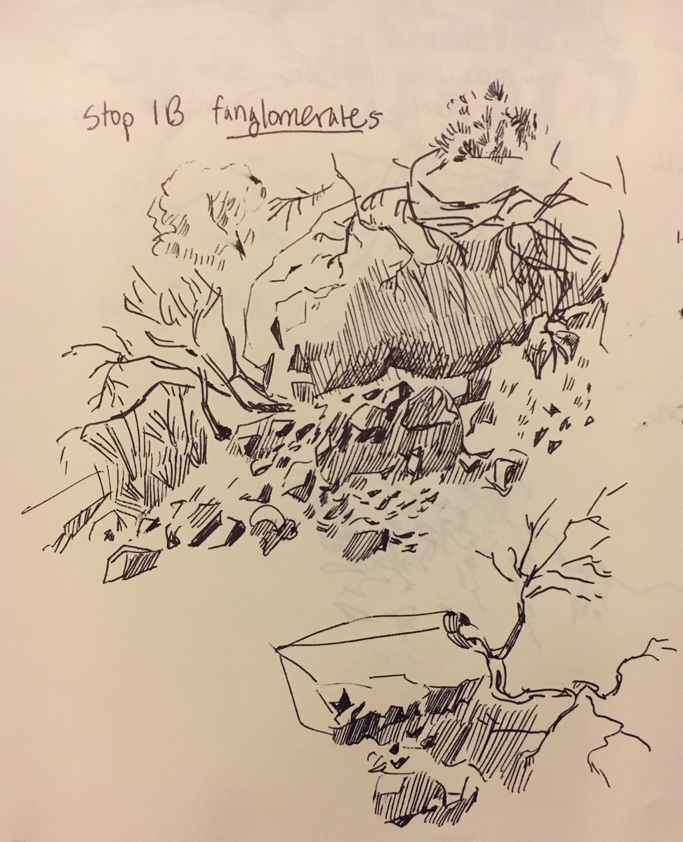 I went on a field trip for the first time in forever and drew some rocks :9
