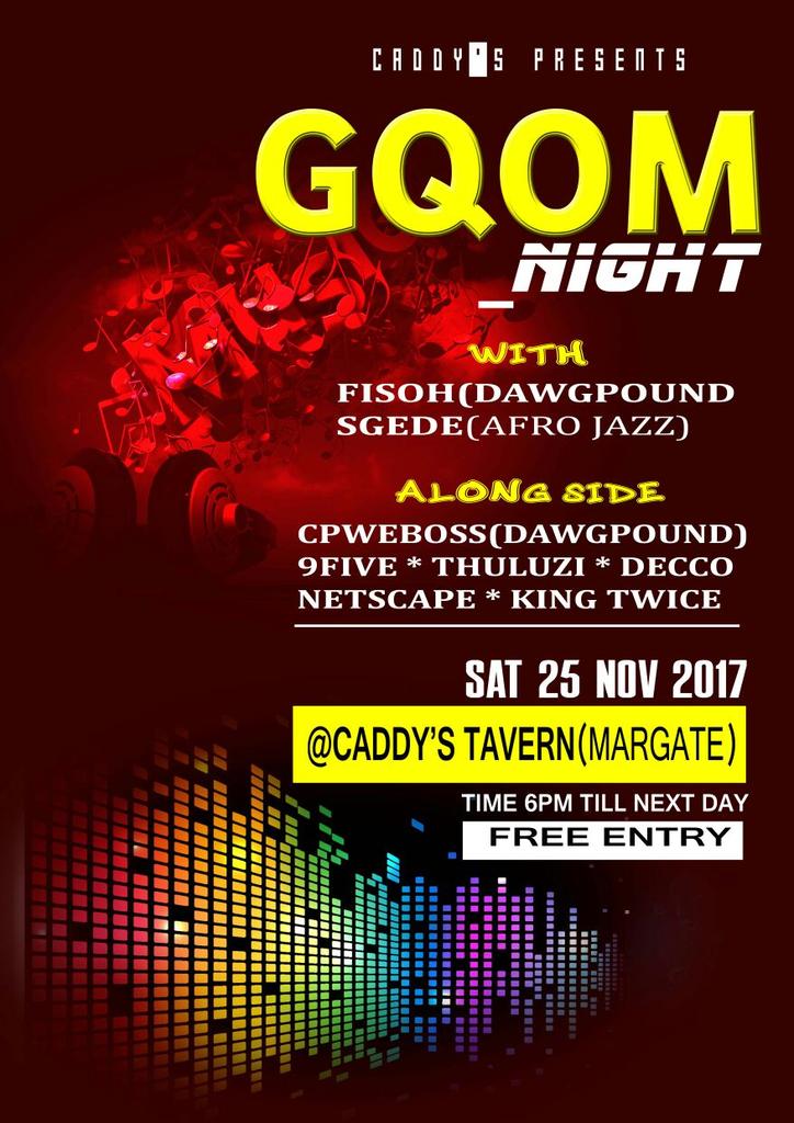 SoulMoversEnt's tweet photo. Catch King Twice Performing live @CADDY'S TAVERN (MAGATE).
#DURBANSOUND
#SOULMOVERENT🎶💃🔥💯 https://t.co/i15ucJxrQ2