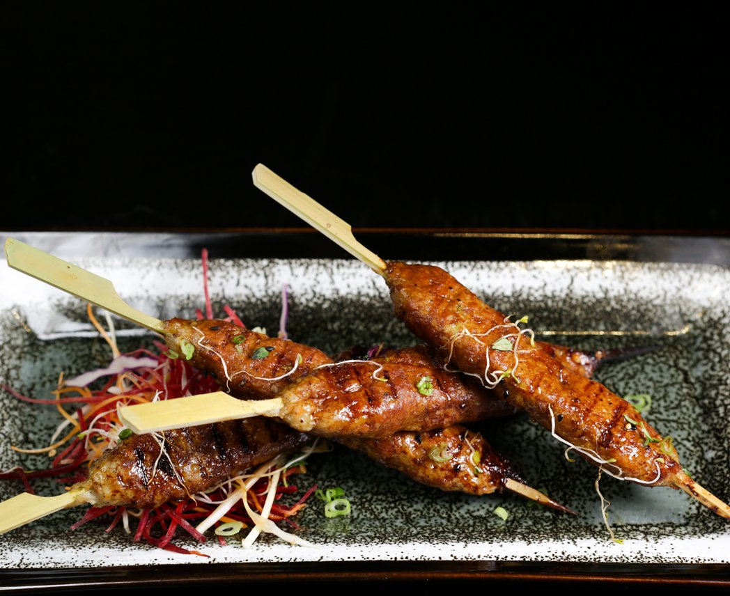 sushina_me's tweet photo. Tsukune is one of our main Robatayaki dishes prepared with a japanese minced chicken, served with a side dish. Itadakimasu - enjoy your meal https://t.co/EqPf4QeI1E