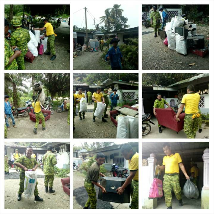 RELADAERAHSPS's tweet photo. #8Nov2017 #GotongRoyong #KgKepalaGajah #DaerahSPS #MisiBantuanRela #SetiaBerbakti #Rela1Malaysia https://t.co/uOwoDSDdJm