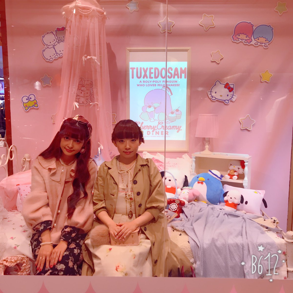 misako erinko LoveRibbonBearカーディガン青木美沙子 伊勢丹のポップアップ行って来ました💓💓💓えりんこちゃんにも会えた