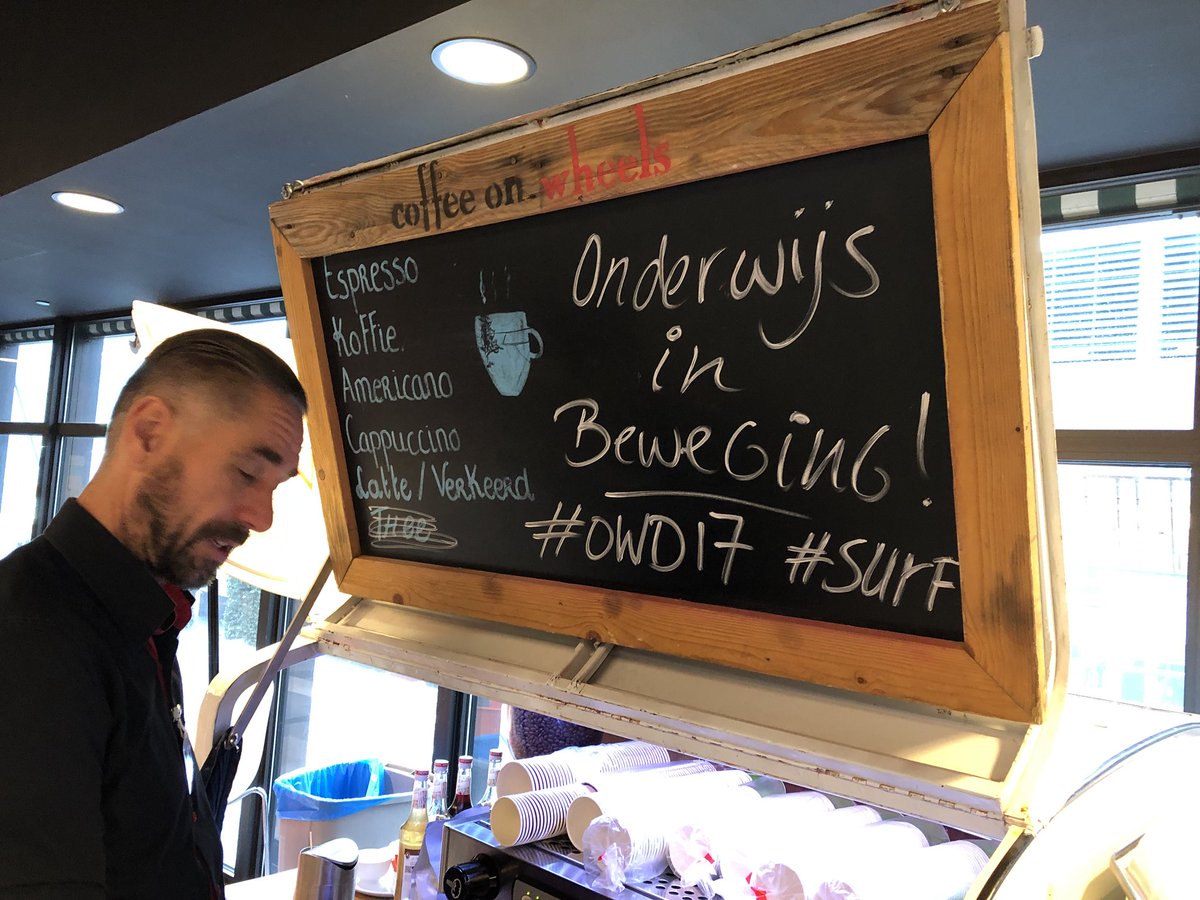 Dag 2 van de SURF Onderwijsdagen! En dan begin je natuurlijk met <a href="/CasaBarista/">CasaBarista Koffie!</a> #owd17 <a href="/SURF_OWD/">SURF_OWD</a> <a href="/SURF_NL/">SURF-coöperatie</a>