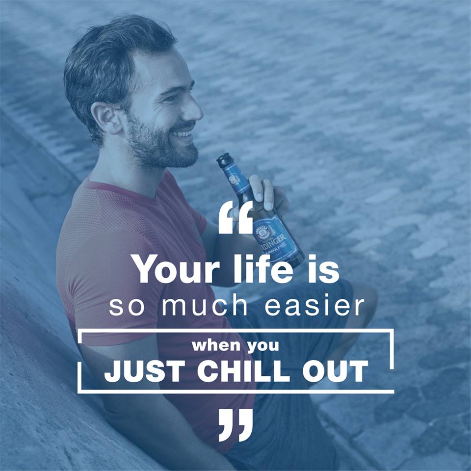 Take a chill pill - sip on an ERDINGER Alkoholfrei 🍺