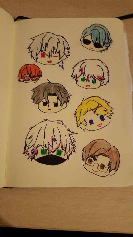 11DaysOfCheritz's tweet photo. Part 6 of fan art submissions by Romanian group, Mystic Messenger ❤️! Thanks so much you guys! #11daysofcheritz @Cheritz_DL https://t.co/BTOBHna5Hf