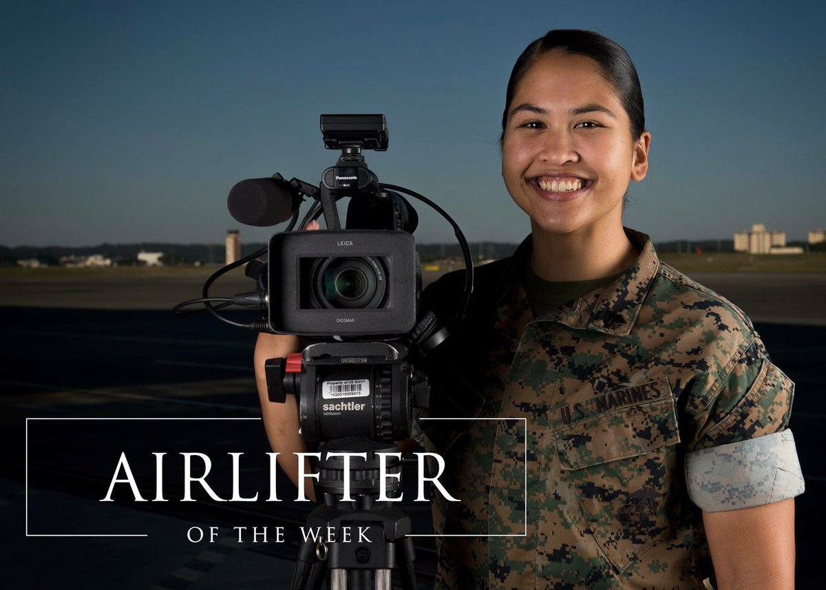 AFN Pacific Broadcaster, Marine Sgt. Devin Phommachanh, is honored to be named Airlifter of the Week by Yokota Air Base!