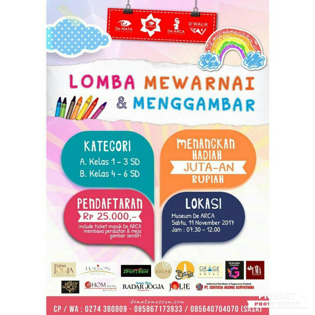 mlkbatikgallery's tweet photo. Hai adek-adek, ikutan LOMBA Mewarnai &amp; Menggambar di @DeMATA_DeARCA yuk, hadiahnya voucher belanja batik di @mlkbatikgallery 👗 https://t.co/z4yo17EdDK