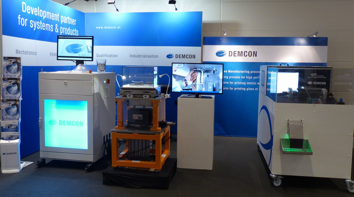 DEMCON's tweet photo. De @FMB_messe in Bad Salzuflen is gestart! Bezoek ons op onze stand H32 in Hal 20. We ontmoeten u graag! #FMB2017 #zuliefermesse #maschinenbau https://t.co/8VUOmPlPDO