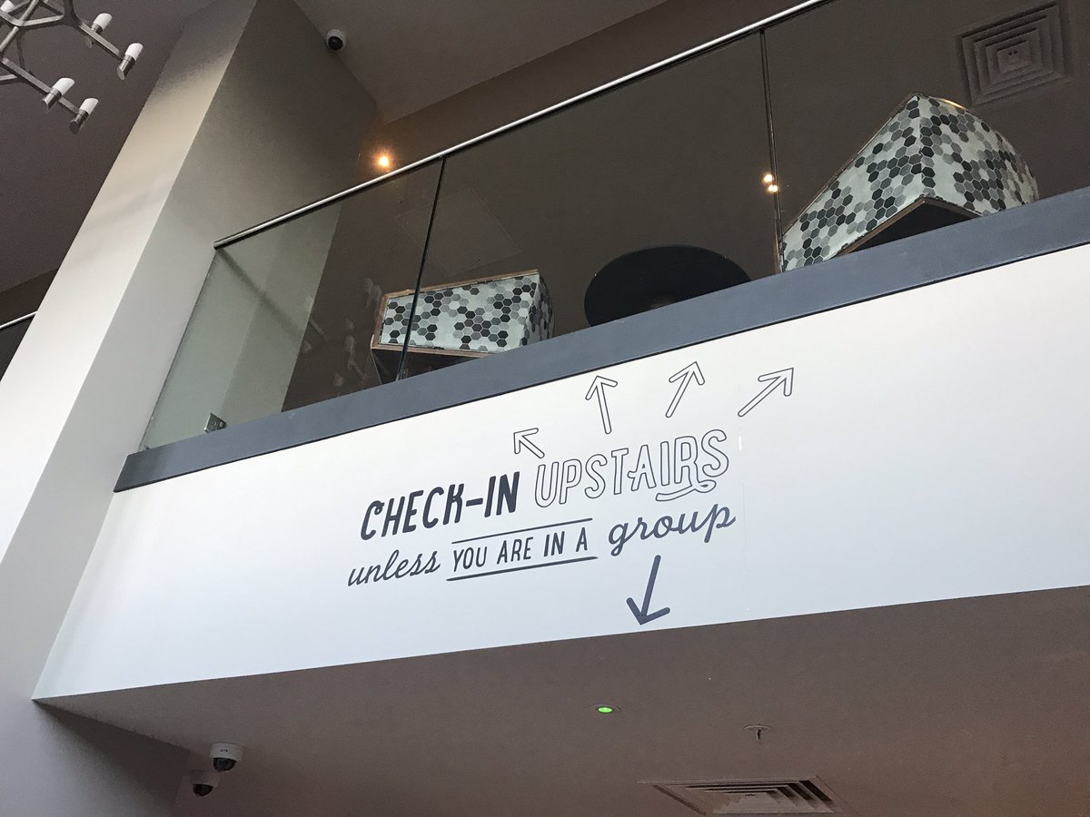 biggersplashltd's tweet photo. Early install this morning at the Hyatt hotel in Hayes for #deigner @jacksondalycom #vinylgraphics #reception #hotelgraphics #signs #signage https://t.co/PxuyDNIEii