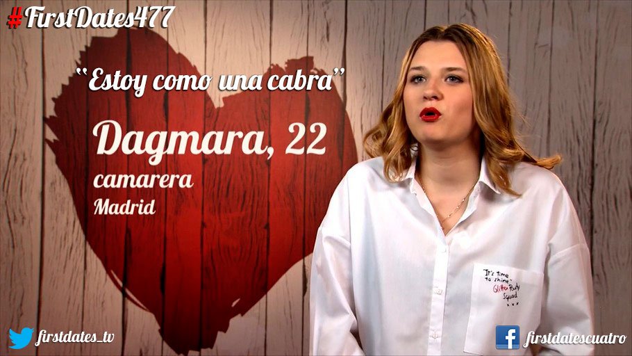 firstdates_tv's tweet photo. Pues tiene que relajar una cosa mala #FirstDates477 https://t.co/X0TP3xG15d https://t.co/f8ovDrD2qF