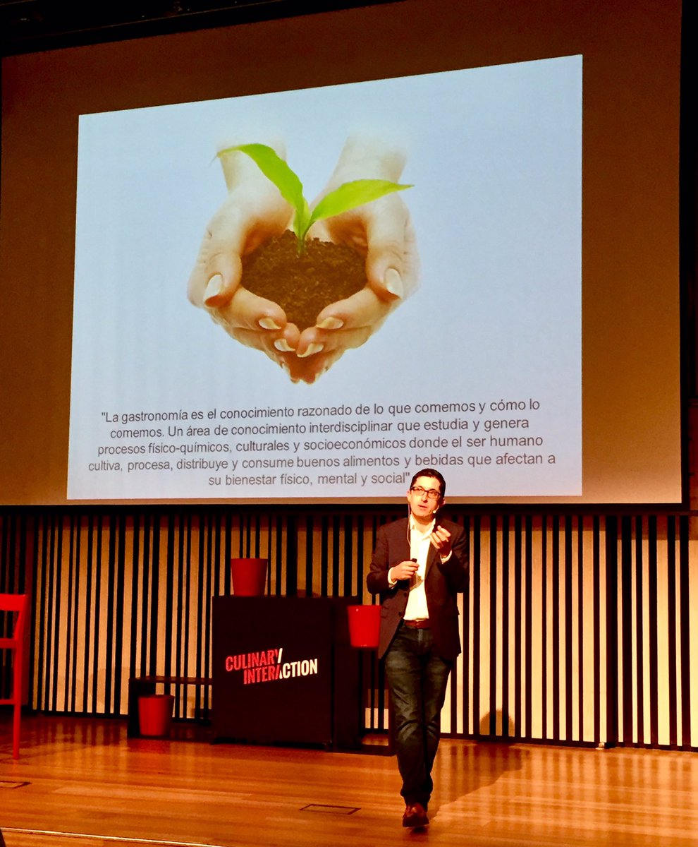 OihanaOH's tweet photo. Starting the #culinaryinteraction event in the @bculinary with #joxemariaizega "gastronomía y biodiversidad, hacia un paradigma sostenible" https://t.co/ALtPNK8jQt
