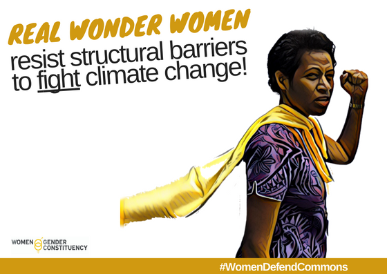 WECF_INT's tweet photo. It's Pacific Island Women's Day in the WGC's morning meeting today! Frances is sharing her stories on working on #womendefendcommons! #PICAN #cop23 https://t.co/kyf6B7Yqyj