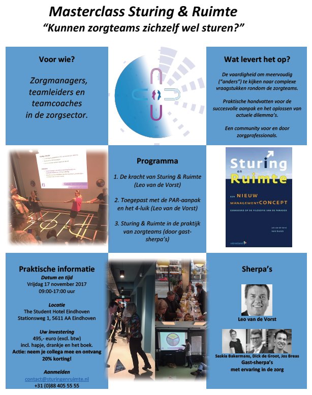 Sturing & Ruimte tweet media