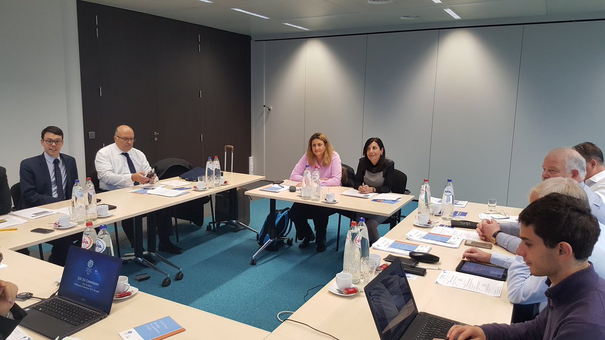 EOCEUOffice's tweet photo. Start of the final meeting of #EOC EU Commission in Brussels with welcome by Chair Juri Tamm of #NOC Estonia @EOCmedia https://t.co/8fCeL81s3W