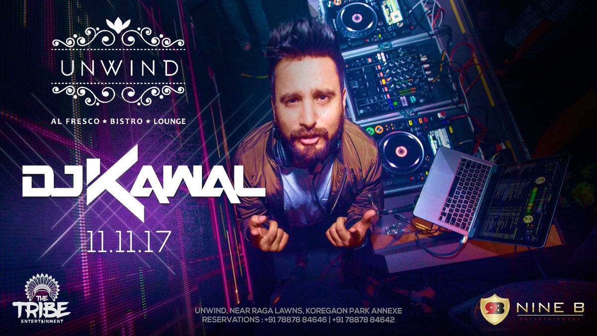 DJKawal's tweet photo. #Pune this Saturday, 
At a brand new club @unwindpune for the 1st time. 
Sat 11.11.17 | 9PM Onwards 
#NinebEnt https://t.co/Lhfx8g9CID