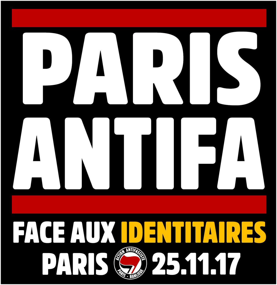 AFA_Paris75's tweet photo. Le 25 novembre prochain, face aux identitaires !#DefendPaname #PanameAntifa #AutodefensePopulaire 

Événement : https://t.co/k2TXl8XDZk https://t.co/sm45Z2YJmj