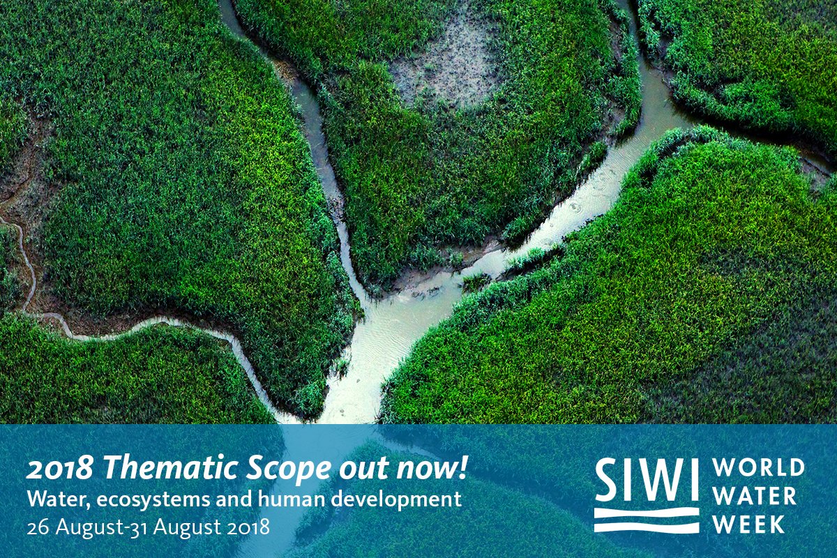Discover the #WWWeek 2018 Thematic Scope! What will next year’s World Water Week focus on? Available now! worldwaterweek.org/world-water-we… #SDGs