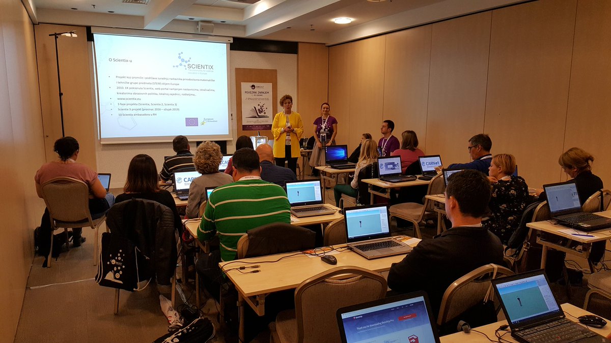 BarbaraMandusic's tweet photo. Scientix workshop has just started!   @CARNet_CUC @scientix_eu @ScientixCroatia https://t.co/EmRZvUX4Wu