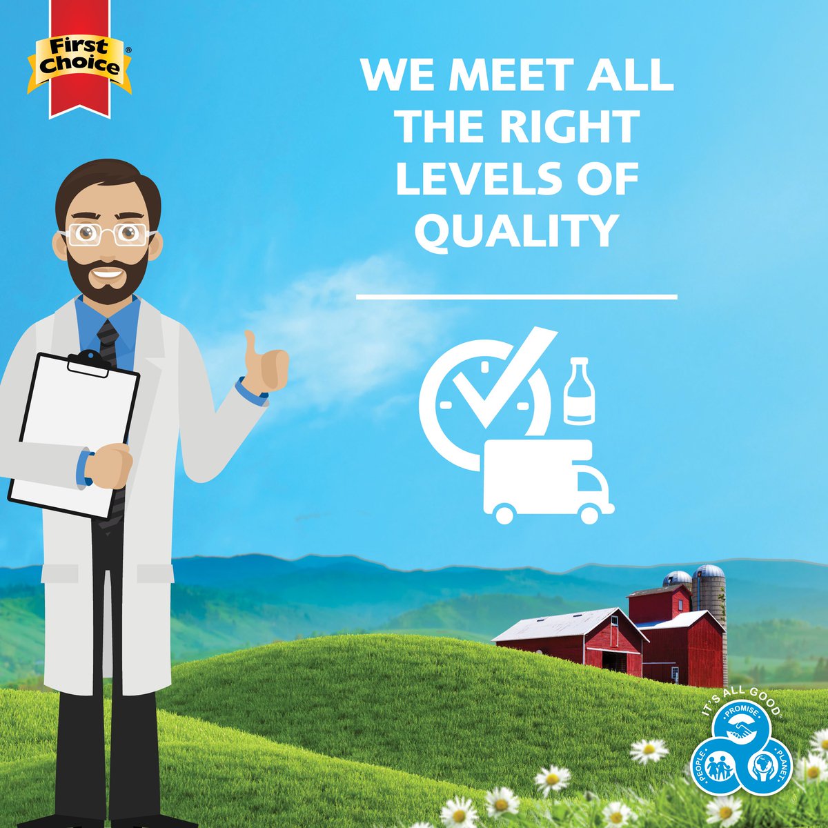 FirstChoiceSA's tweet photo. Woodlands Dairy Milk Standard ensures all our farms and the milk they produce meets the correct quality standards. #ItsAllGood #Move4Goodness
LINK: https://t.co/KPNOPxKTDq https://t.co/UhyJot8gFT