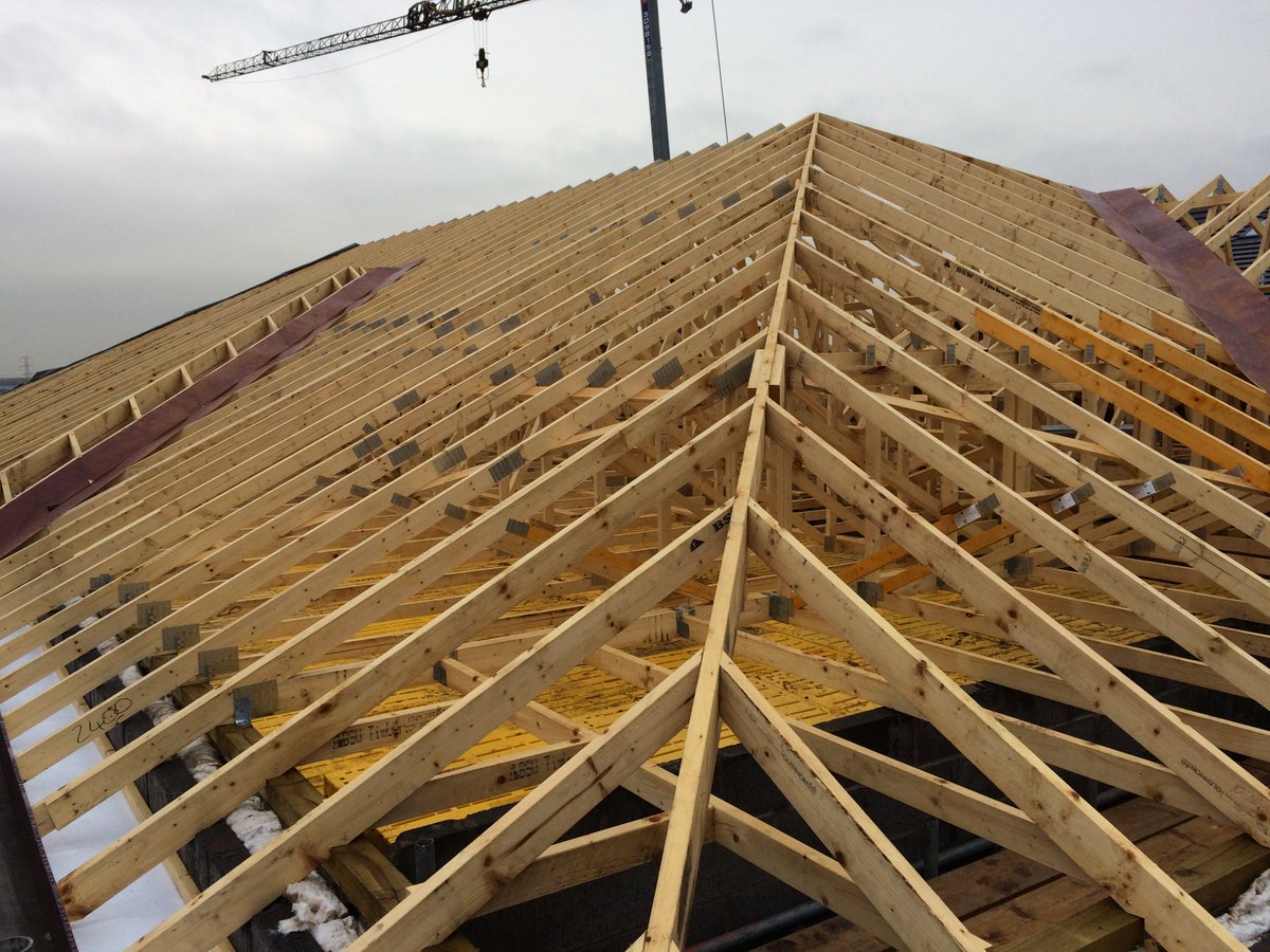 WalterThompsonL's tweet image. Roof structure by #Frametech progressing well on our #Doncaster Care Home site, being constructed for #Darrington Health Care #roofing #roofstructure #structural #timber #roof #280characters