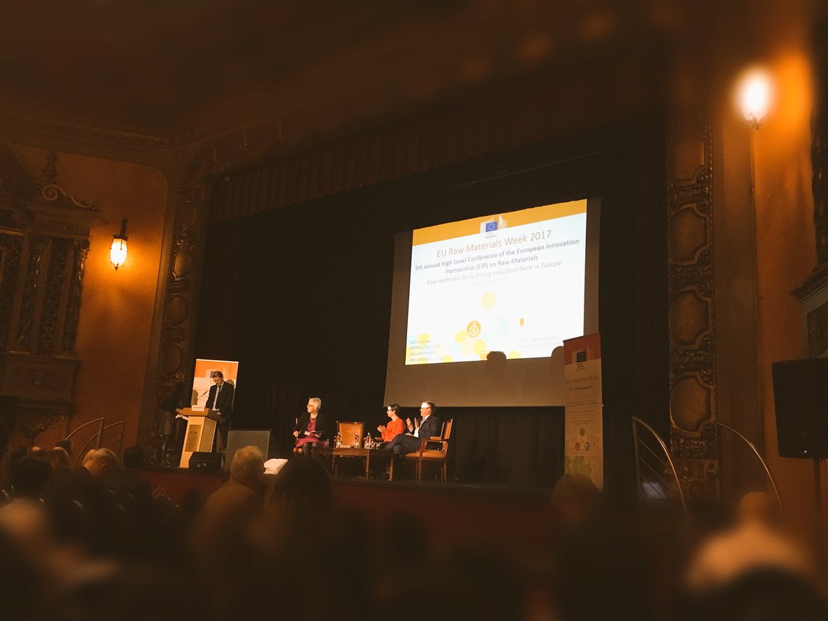 _EUsalt's tweet photo. Kristian Hedberg from Cabinet of @EBienkowskaEU opens the day 2 of #Rawmaterialsweek2017 https://t.co/qgSv4QkpYo