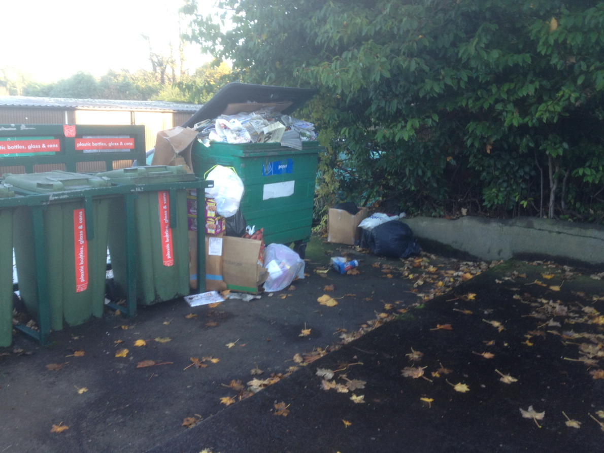 Nigelshaw61's tweet photo. Not emptied for 4 weeks, Tameside Council not bothered, 18 flats only bin https://t.co/XEUkD6PbU2