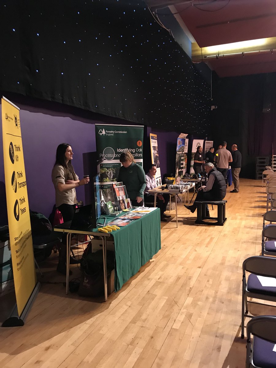 TheICF's tweet photo. Exhibitors are all set up in the main hall. Make sure to take a look #TreeOfficerUK https://t.co/K7aAfbOHb7