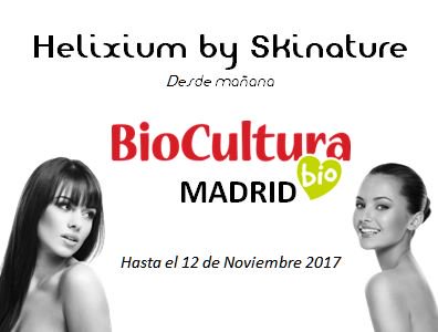 BySkinature's tweet photo. Desde mañana #Helixium by #Skinature en #BioCultura #Madrid https://t.co/J07Fnmdlcc https://t.co/NZh8093W6z