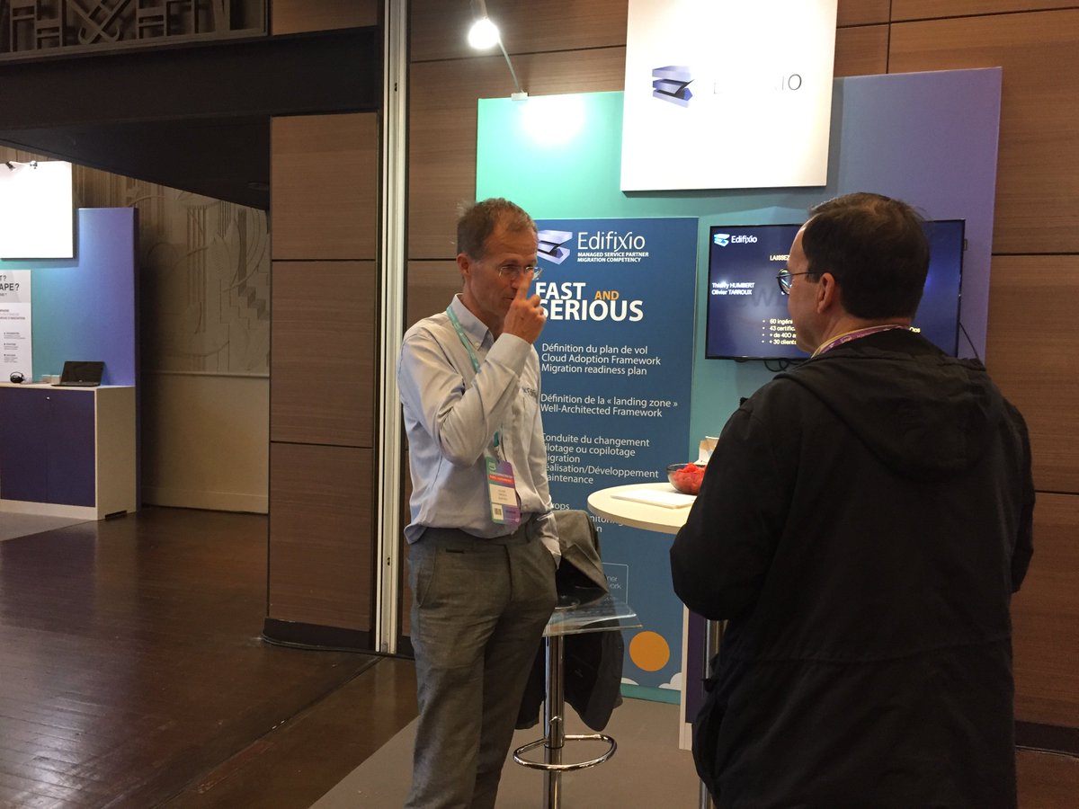 AWS TDay Paris, c'est parti!
Cette journée est l'occasion d'approfondir vos connaissance ou de découvrir comment le Cloud peut transformer votre entreprise. 
Retrouvez Olivier Tarroux et son équipe à la Mutualité.